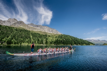 weltweit höchstes Drachenboot-Rennen am Obersee im Defereggental